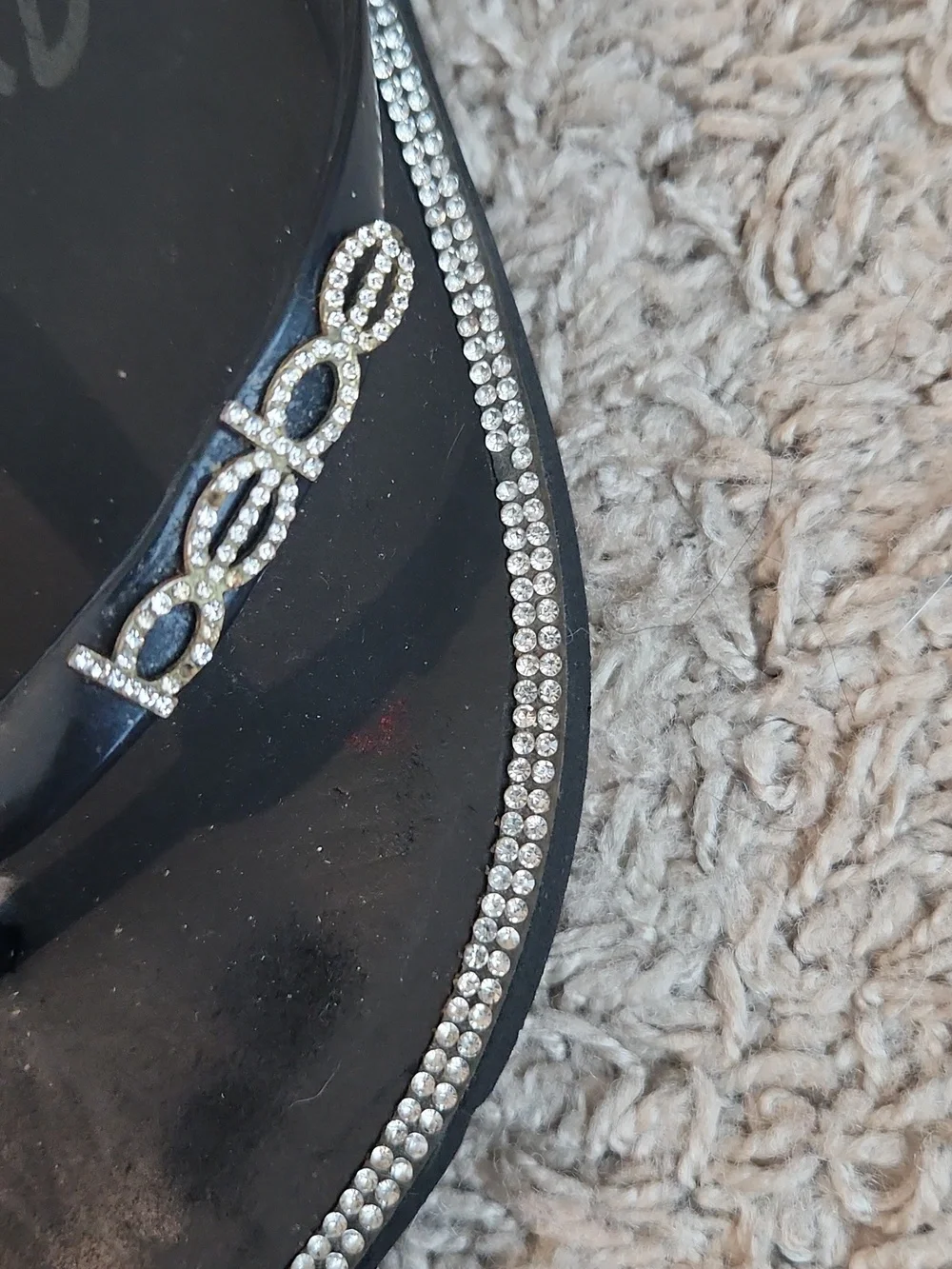 Bebe Bejeweled Flip Flops - Picture 5 of 8